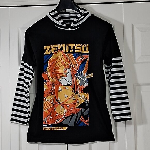 Zenitsu Agatsuma Demon Slayer Hoodie - Picture 2 of 13